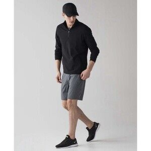 Lululemon Soft Jersey Pullover Men’s XXL Black Half Zip Long Sleeve Workout